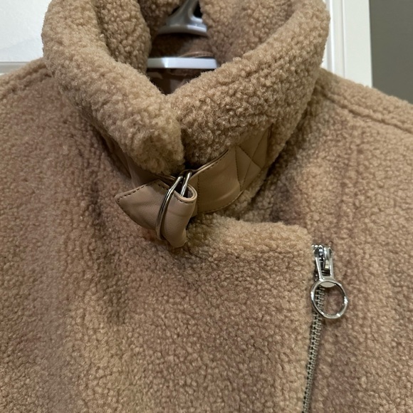 Topshop sherpa moto jacket - Picture 3 of 3